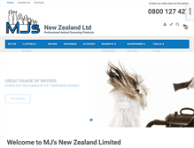 Tablet Screenshot of mjs.net.nz